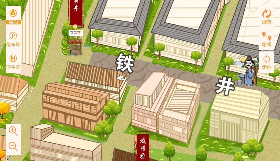 施甸智慧景区：手绘地图与语音导览的完美融合