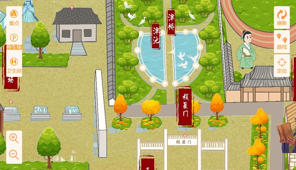 施甸手绘地图景区语音讲解导览系统：智慧景区建设的基石